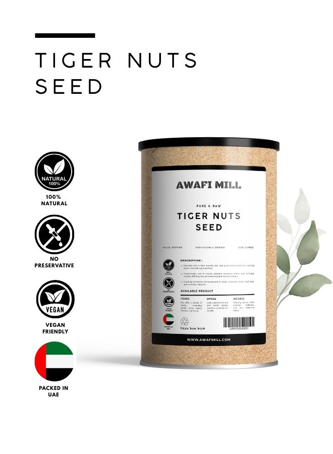 AWAFI MILL Tiger Nuts 500g (17.6 Oz) | (Chufa) – Dried Edible Tubers | Snack, Soak-to-Soften, Horchata de Chufa, Tiger Nut Flour, Granola - Image 2